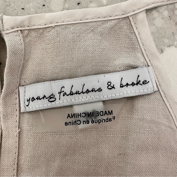 Young Fabulous & Broke Diego Linen Jumpsuit - Picture 5 of 12